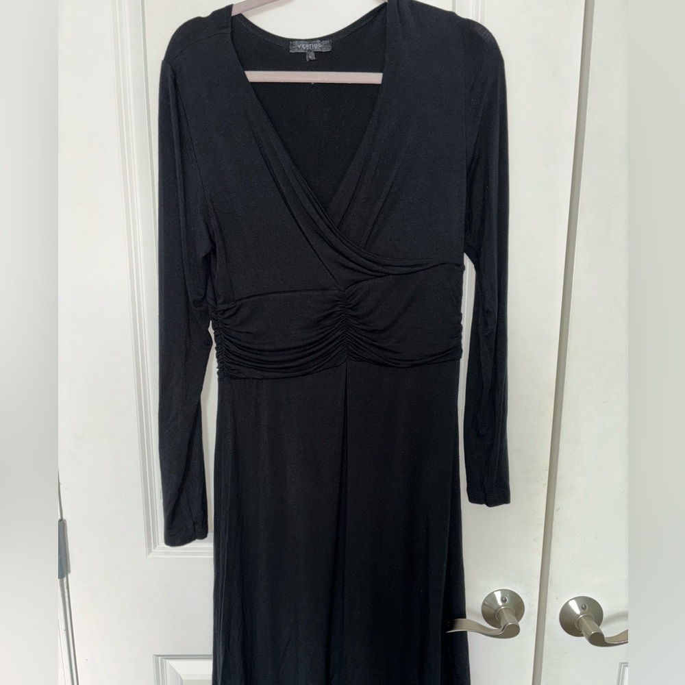 Black womens long sleeve dress